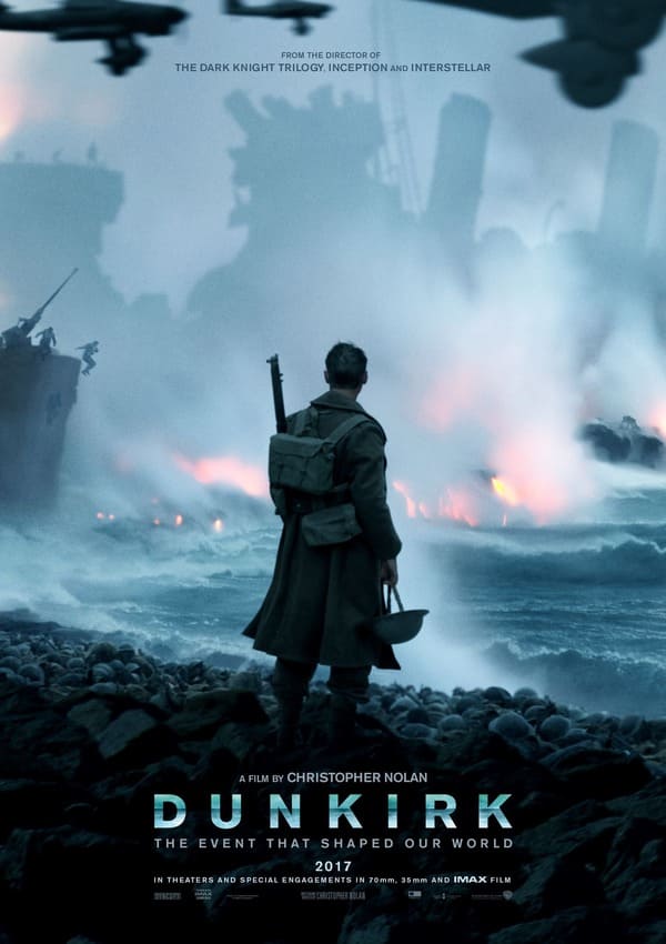 Filmography curation of Christopher Nolan's Dunkirk, film poster