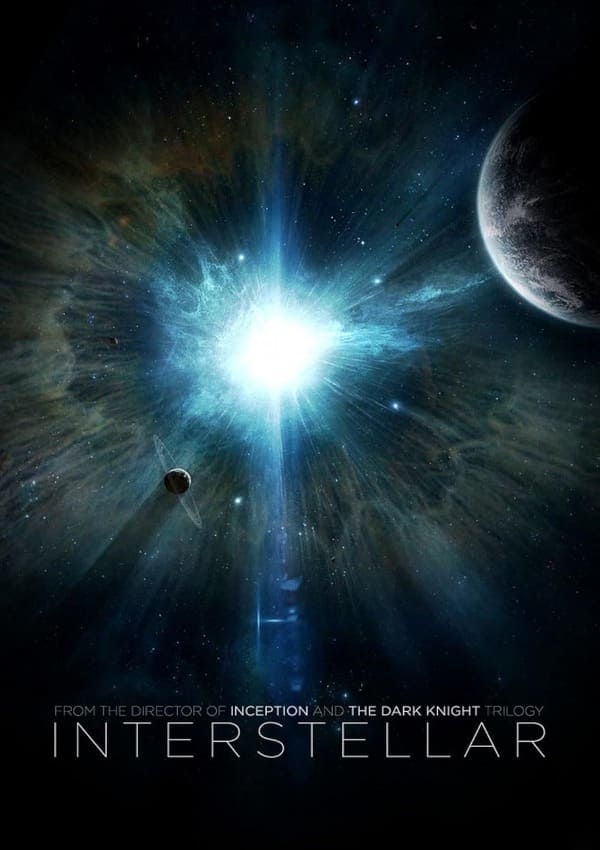 Filmography curation of Christopher Nolan's Interstellar, film poster