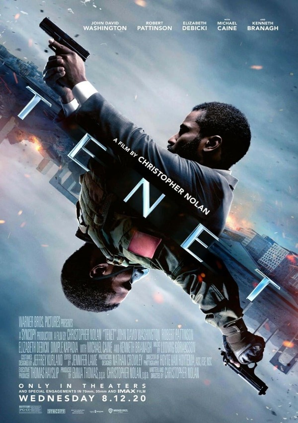 Structural analysis of Tenet, another film poster