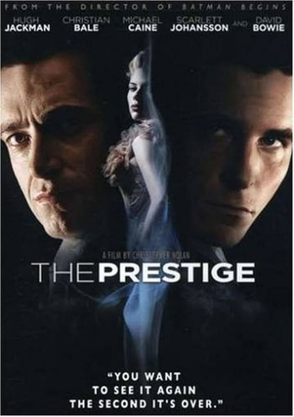 Filmography curation of Christopher Nolan's The Prestige, film poster