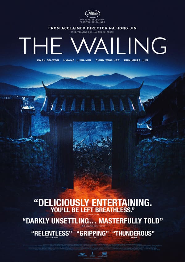 Filmography curation of Na Hong-jin's The Wailing, film poster