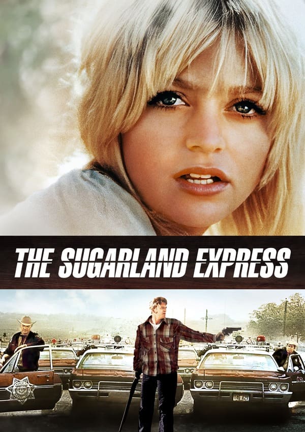 Filmography curation of Steven Spielberg's The Sugarland Express, film poster